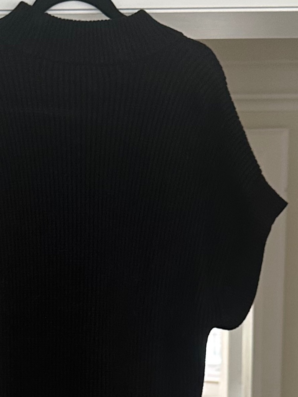NWT - JUST FEMALE Sophie Black Chunky Rib Knit Sweater Tunic / Dress - Size L - Picture 8 of 8